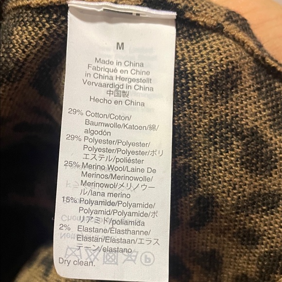 Leopard Print Sweater Dress - Picture 6 of 6